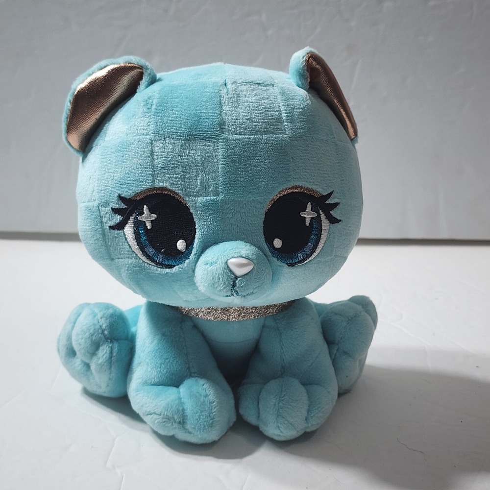 Gund P. Lushes Pets Audrey Park sky blue T84500 Sewn Eyes Plush 7"